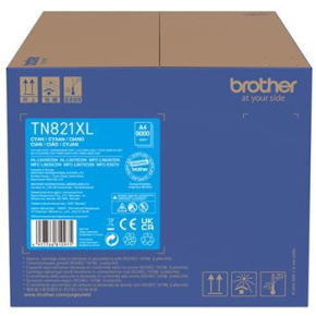 toner BROTHER TN-821XL Cyan HL-L9430CDN/L9470CDN, MFC-L9630CDN/L9670CDN (9000 str.)