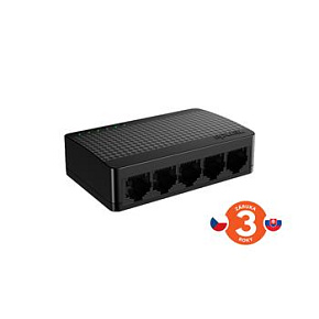 Tenda SG105M  5-portový Gigabit Ethernet Switch, 10/100/1000Mbps, Plast, Desktop