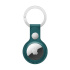 Apple AirTag Leather Key Ring - Forest Green