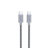 EPICO Opletený Kábel USB-C na USB-C 1.2M - Vesmirne šedá