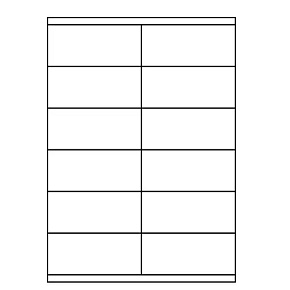 Etikety PRINT 105 x 48 biele Etikety PRINT 105 x 48 biele