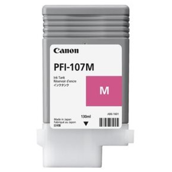 kazeta CANON PFI-107M magenta iPF 670/680/685/770/780/785 (130ml) (6707B001)