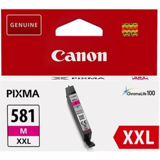 kazeta CANON CLI-581M XXL magenta TS6150/TS8150/TR7550/TR8550 (1996C001)