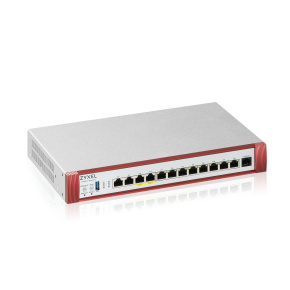 Zyxel USG FLEX500 H Series, User-definable ports with 2*2.5G, 2*2.5G( PoE+) & 8*1G, 1*USB (device only)