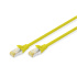 DIGITUS patchcable Cat6A, S/FTP (PiMF), LSOH - 0,25m, yellow