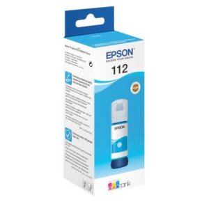 Epson EcoTank 112 - 70 ml - azurová - originální - doplnění inkoustu - pro EcoTank L11160, L15150, L15160, L6460, L6490,