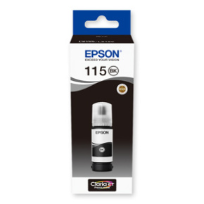 kazeta EPSON ecoTANK 115 Black pigment (6200 str.) (C13T07C14A)