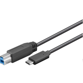 PremiumCord Cable USB 3.2 connector C/male - USB 3.0 connector B/male, 1m