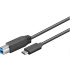 PremiumCord Cable USB 3.2 connector C/male - USB 3.0 connector B/male, 1m