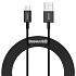 Baseus CALYS-A01 Superior Fast Charging Dátový Kábel USB to Lightning 2.4A 1m Black