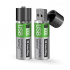Rechargeable Battery ColorWay 18650 USB 1200 mAh 3.7V (2pcs.) (CW-UB18650-03)