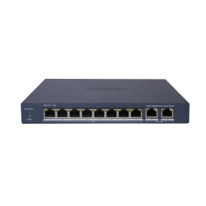 Hikvision DS-3E1510P-EI/M, 8 portový Fast ethernet, Smart PoE switch