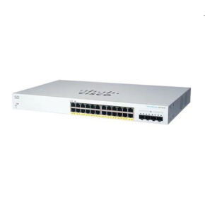 Cisco switch CBS220-24P-4X (24xGbE,4xSFP+,24xPoE+,195W) - REFRESH