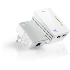 TP-LINK TL-WPA4220KIT 300Mbps AV500 2-port Wireless N Powerline Extender Kit (dvojica: TL-WPA4220 s WiFi a TL-PA4010)