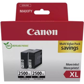 kazeta CANON PGI-2500BK XL black TWIN MAXIFY iB4050/MB5050/MB5350 (2x 2500 str.)