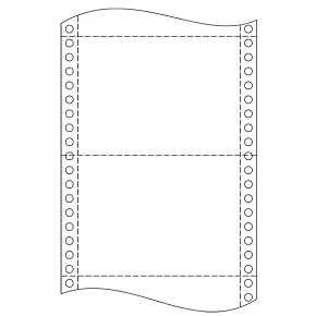 Tabelačný papier 25 x 06" (1+1) NCR Tabelačný papier 25 x 06" (1+1) NCR