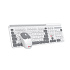 Klávesnice C-TECH Quallis WLKMC-05, bezdrátový combo set s myší, bílá, USB, CZ/SK
