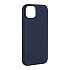 FIXED MagLeather kožený kryt iPhone 15, modrý