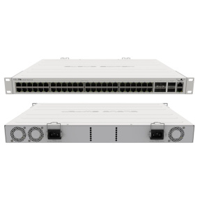 MIKROTIK RouterBOARD Cloud Router Switch CRS354-48G-4S+2Q+RM + L5 (650MHz; 64MB RAM; 48x GLAN; 4x SFP+; 2x QSFP+) rack