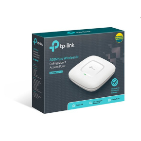 tp-link EAP110, Wireless Ceiling/Wall Mount AP, 300Mbit/s, 802.11b/g/n, Passive PoE, Centralized Management