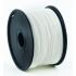 PLA plastic filament for 3D printers, 1.75 mm diameter, white