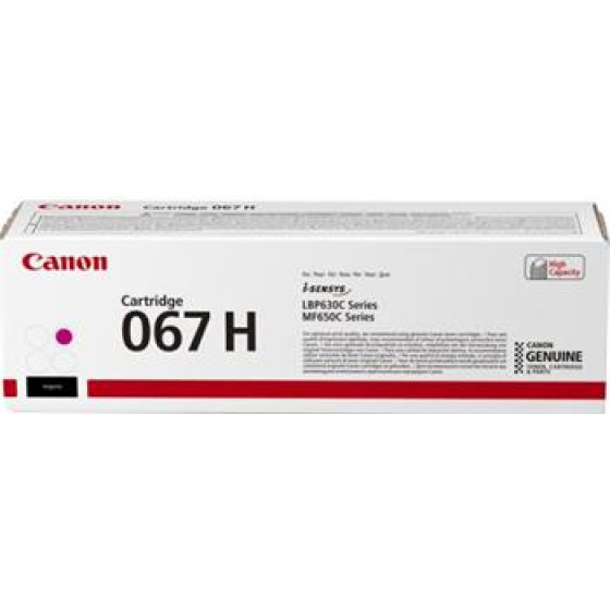 toner CANON CRG-067H magenta i-SENSYS MF651Cw/655Cdw/657Cdw, LBP631Cw/633Cdw (2.350 str.) (5104C002)