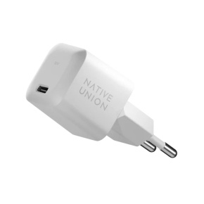 Native Union Fast GaN USB-C PD 30W Wall Charger – White Native Union Fast GaN USB-C PD 30W Wall Charger – White
