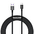 Baseus Dátový kábel Superior Series USB/USB-C 66W 2m (11V 6A) čierny