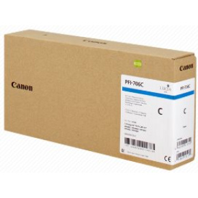 kazeta CANON PFI-706C cyan iPF 8300/8300s/8400/8400s/9400/9400s (700 ml)