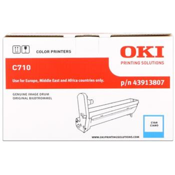 valec OKI C710 cyan (43913807)