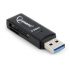 Compact USB 3.0 SD card reader, blister