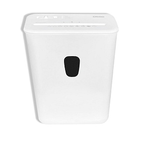 Skartovačka DESQ, 4 x 38 mm, 15l, krížový rez, biela Skartovačka DESQ, 4 x 38 mm, 15l, krížový rez, biela