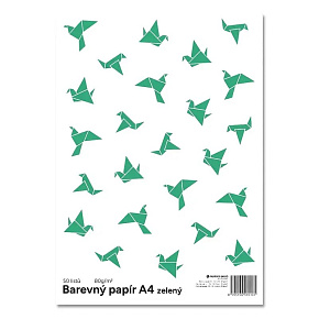 Farebný papier Color A4-80g - zelená