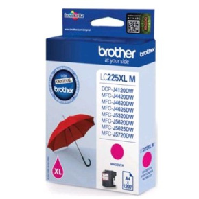 kazeta BROTHER LC-225XL Magenta MFC-J4420DW/J4620DW/J5320DW/J5620DW/J5720DW (1200 str.)