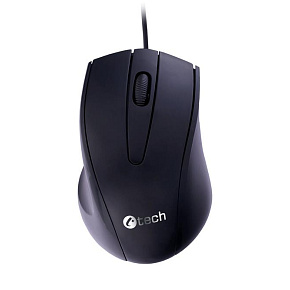 C-TECH Myš WM-07/Ergonomická/Optická/Pre pravákov/1 200 DPI/Drôtová USB/Čierna C-TECH Myš WM-07/Ergonomická/Optická/Pre pravákov/1 200 DPI/Drôtová USB/Čierna