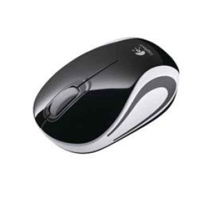 Logitech Wireless Mini Mouse M187 - BLACK - 2.4GHZ - EMEA