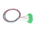 Optical Pigtail 9/125, OS2, SC/APC, G657.A, 1m, 12 pcs, various colors