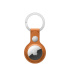 Apple AirTag Leather Key Ring - Golden Brown