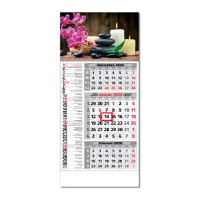 Plánovací kalendár ŠTANDARD 3M kombi 2026  Obrázok G Plánovací kalendár ŠTANDARD 3M kombi 2026  Obrázok G