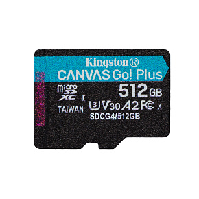Kingston Canvas Go Plus A2/Micro SDXC/512GB/UHS-I U3 / Class 10