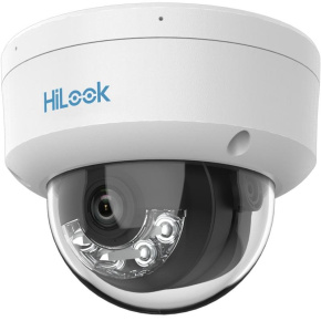 HiLook powered by Hikvision IP kamera IPC-D149HA-LU/ Dome/ 4Mpix/ 2.8mm/ Smart Hybrid Light/ ColorVu/ MD2.0/ IP67/ IK08/ LED30m