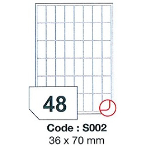 etikety RAYFILM 36x70 vysokolesklé biele laser SRA3 R0119S002D (300 list./SRA3)