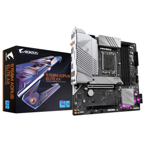 Gigabyte AORUS B760M ELITE AX , Intel B760, LGA1700, 4xDDR5, mATX