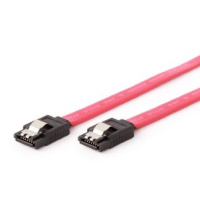 Serial ATA III 50 cm data cable, metal clips, bulk packing