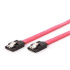 Serial ATA III 50 cm data cable, metal clips, bulk packing