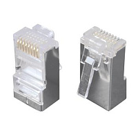Konektor RJ45 CAT5E STP 8p8c stíněný neskládaný na drát KRJS45/5SLD