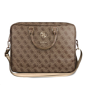 Guess PU 4G Metal Logo Taška na Notebook 15/16" Brown Guess PU 4G Metal Logo Taška na Notebook 15/16" Brown