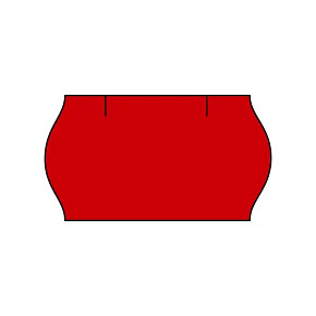 Etikety cenovkové Cont.Meto 22x12 červené Etikety cenovkové Cont.Meto 22x12 červené