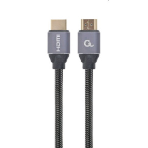 Cable CABLEXPERT HDMI 2.0, 2m, braided, black, blister