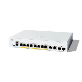 Cisco Catalyst switch C1200-8FP-2G (8xGbE,2xGbE/SFP combo,8xPoE+,120W,fanless) - REFRESH